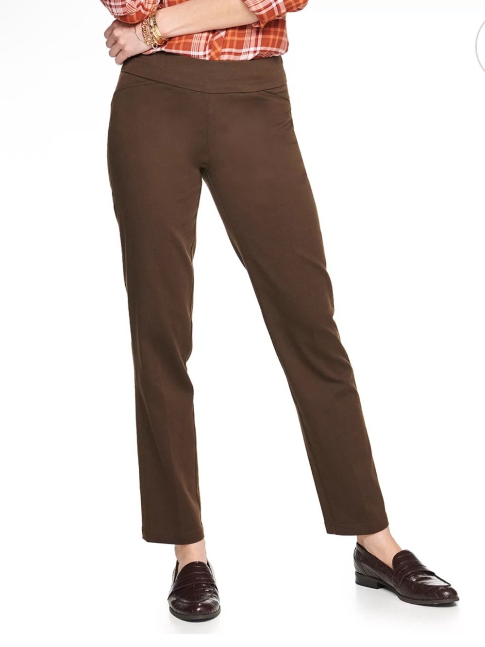 croft & barrow Women's The Effortless Stretch Pant - Size 18 Short